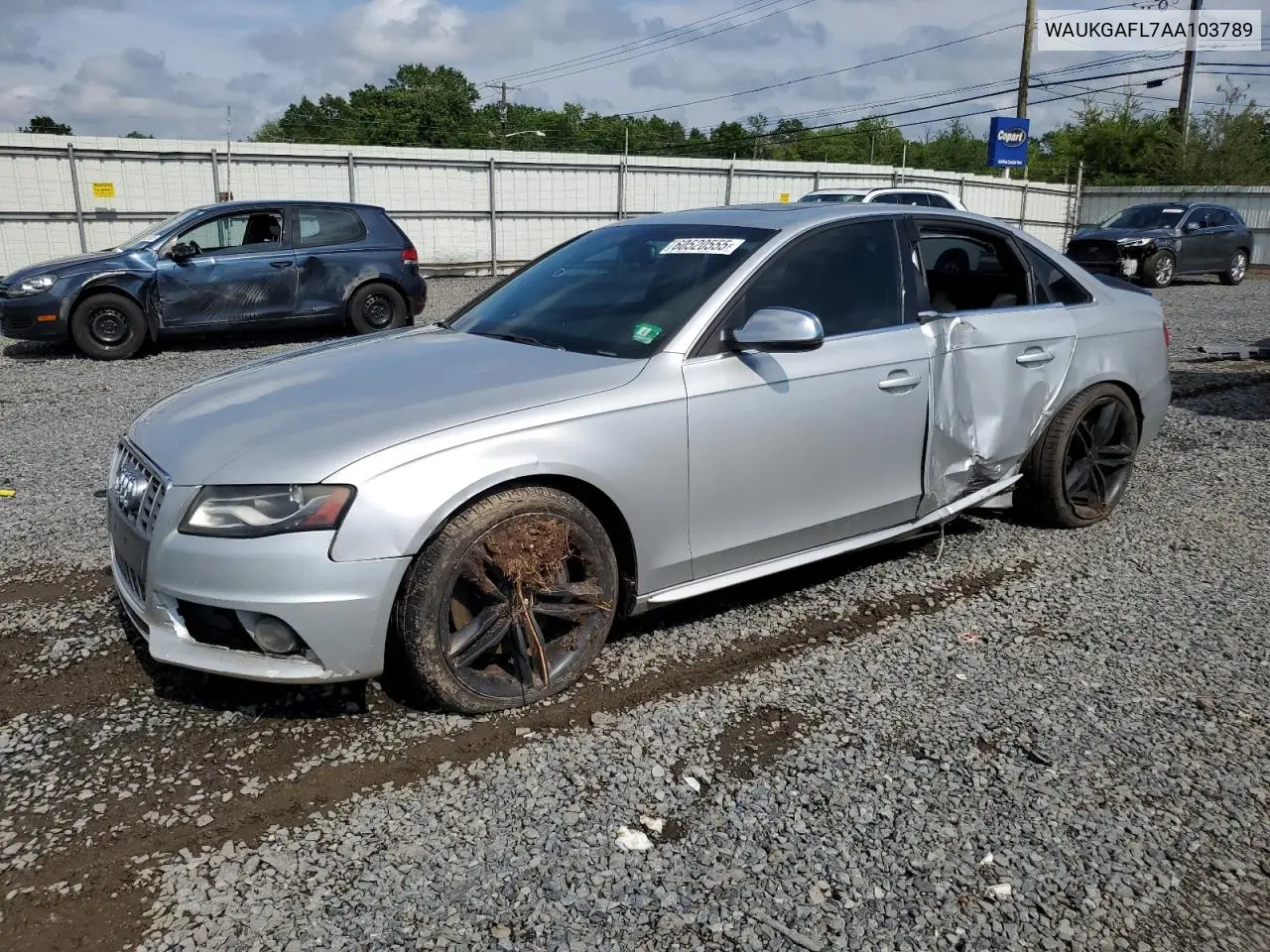2010 Audi S4 Prestige VIN: WAUKGAFL7AA103789 Lot: 60520555