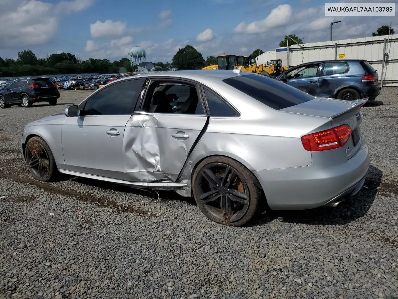 2010 Audi S4 Prestige VIN: WAUKGAFL7AA103789 Lot: 60520555