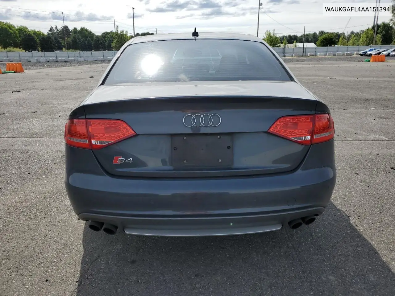 2010 Audi S4 Prestige VIN: WAUKGAFL4AA151394 Lot: 61215375