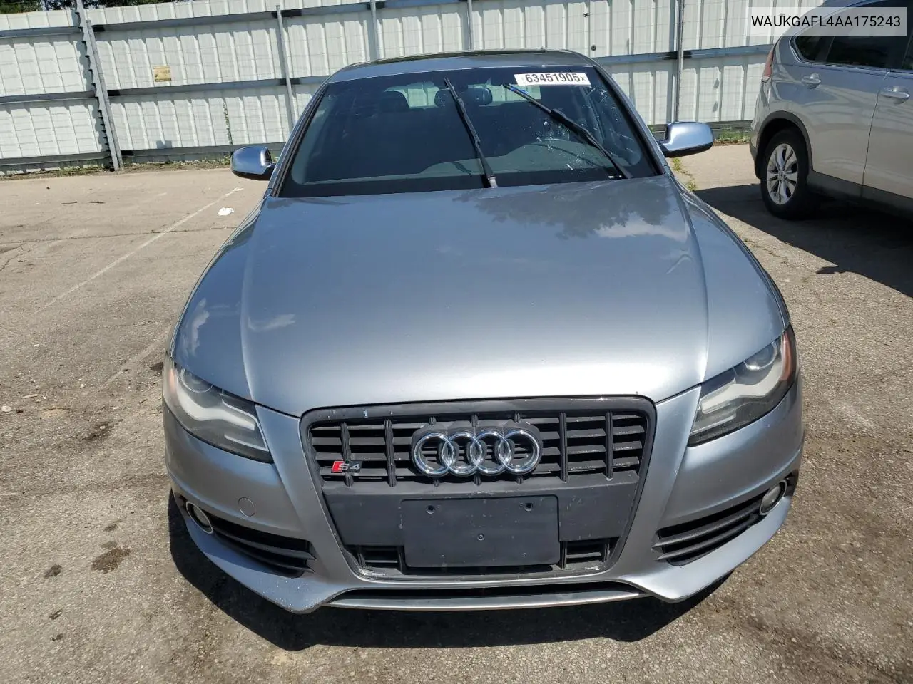 2010 Audi S4 Prestige VIN: WAUKGAFL4AA175243 Lot: 63451905