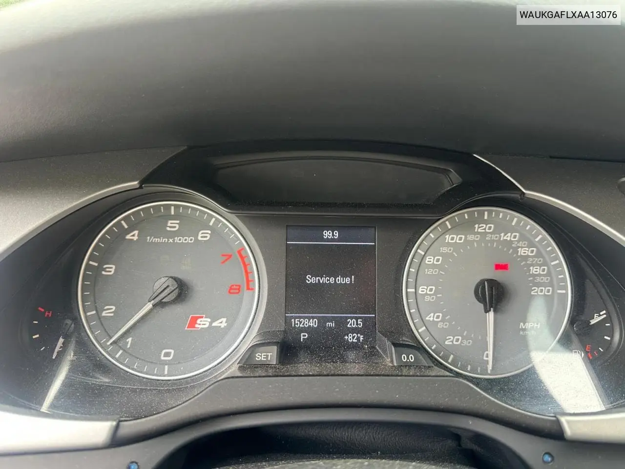 2010 Audi S4 Prestige VIN: WAUKGAFLXAA13076 Lot: 63771245