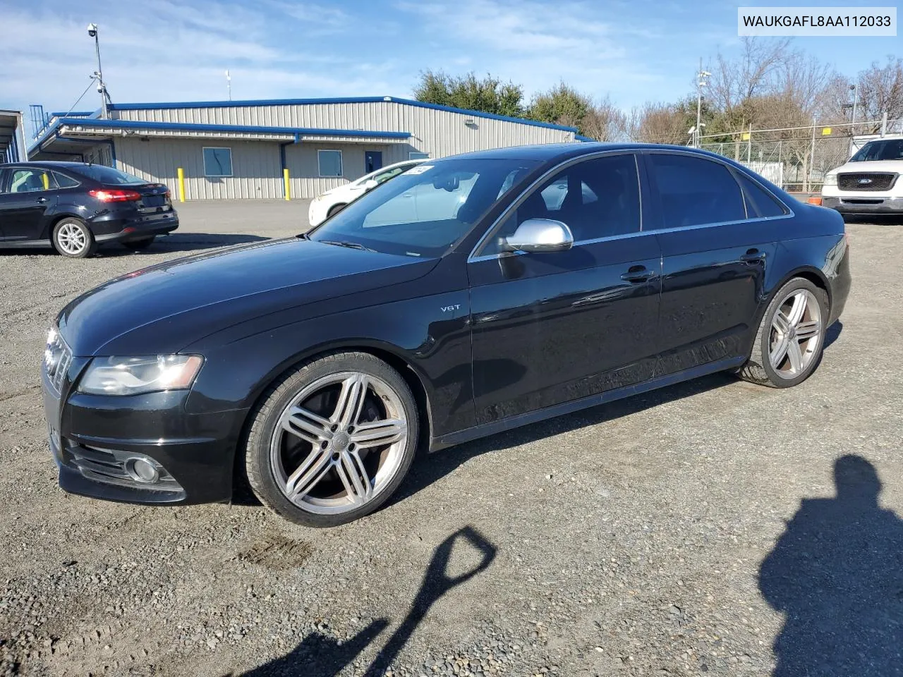 2010 Audi S4 Prestige VIN: WAUKGAFL8AA112033 Lot: 87231944