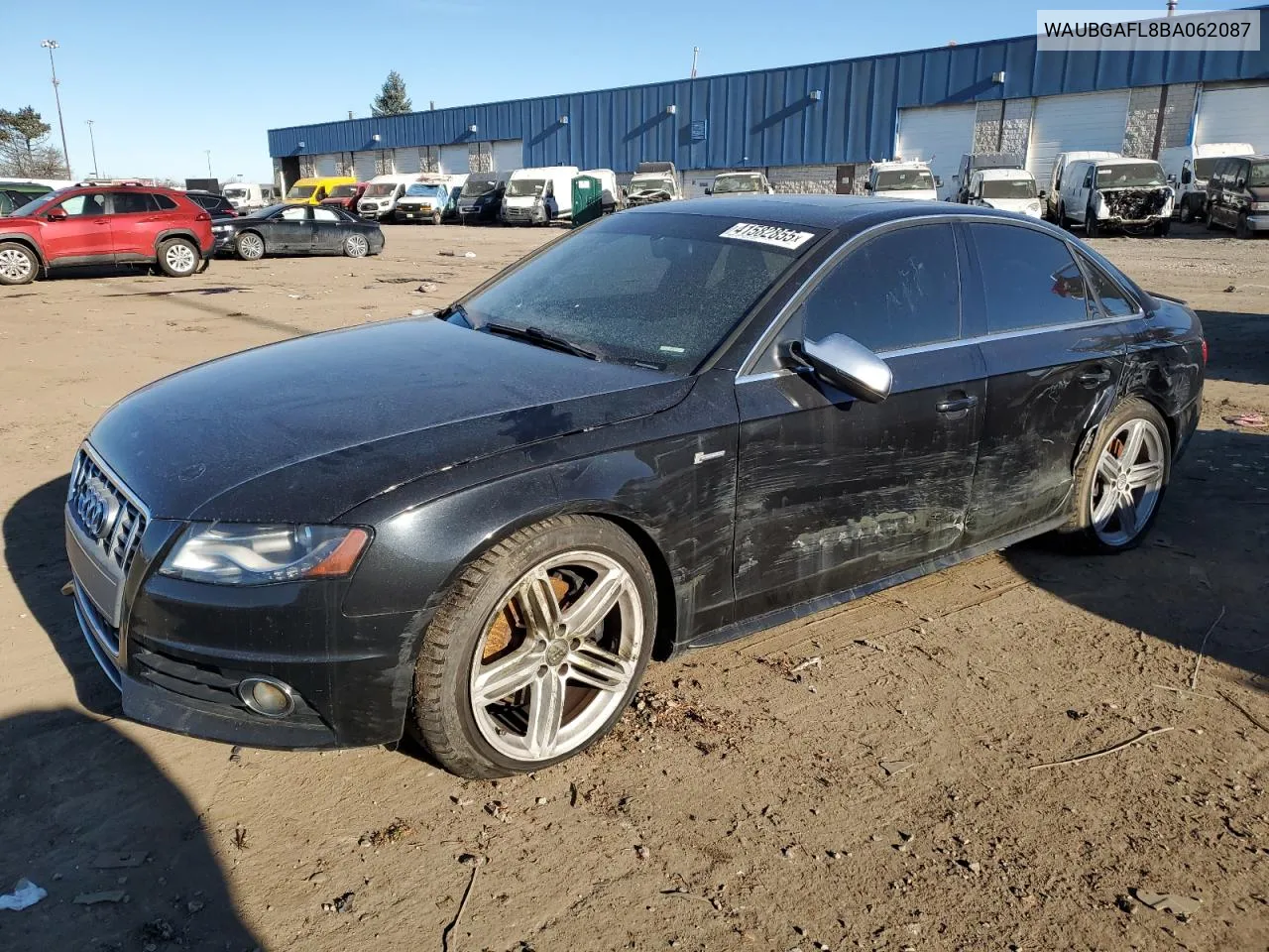 2011 Audi S4 Premium Plus VIN: WAUBGAFL8BA062087 Lot: 41582855