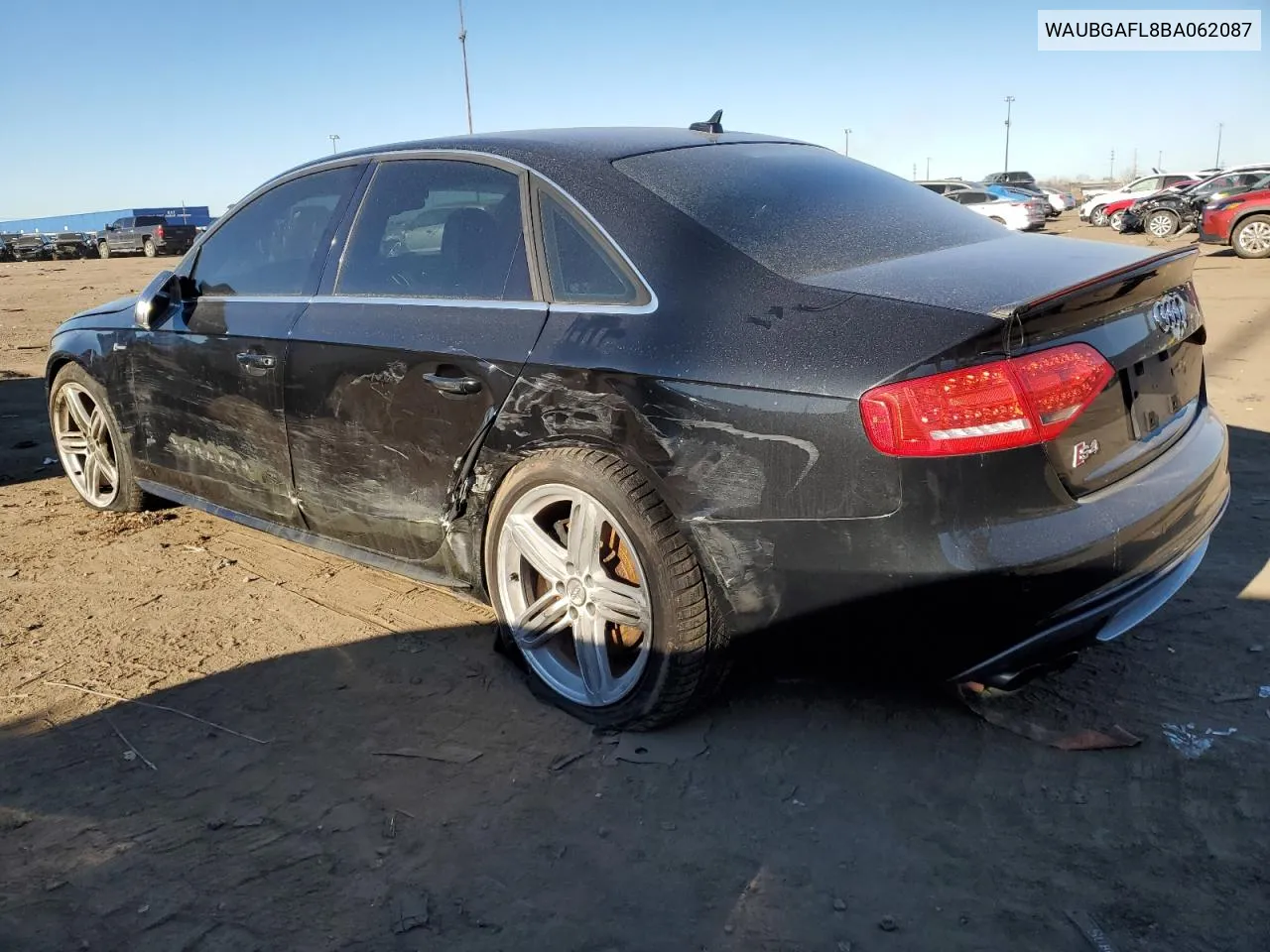 2011 Audi S4 Premium Plus VIN: WAUBGAFL8BA062087 Lot: 41582855