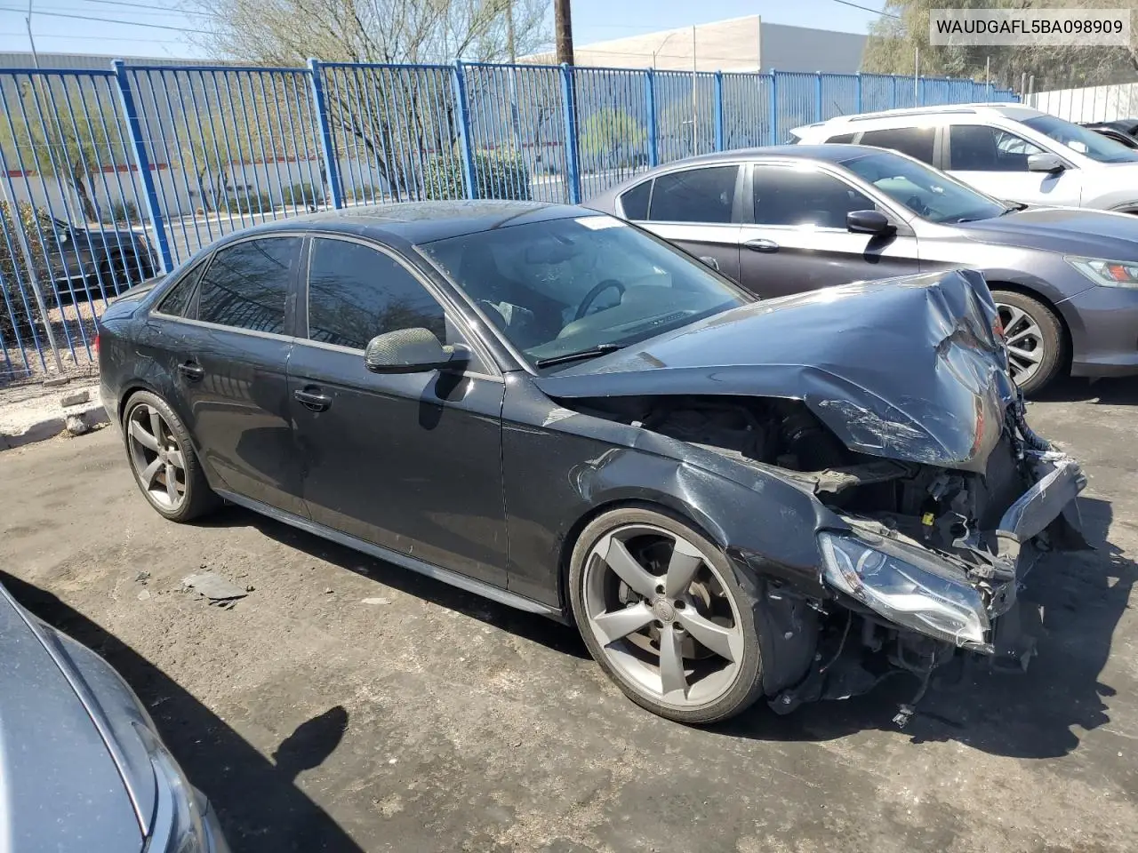 2011 Audi S4 Premium Plus VIN: WAUDGAFL5BA098909 Lot: 52230025