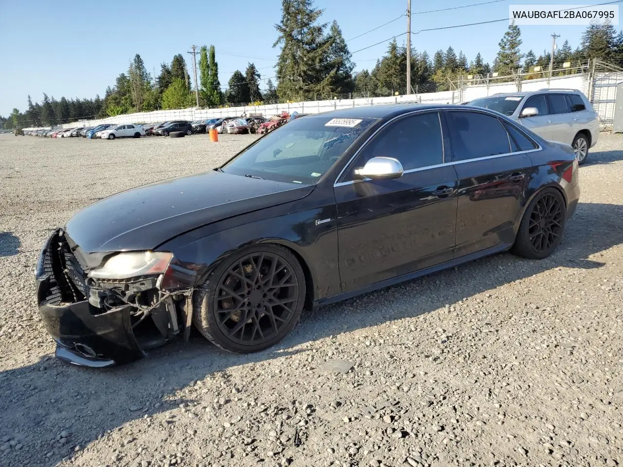 2011 Audi S4 Premium Plus VIN: WAUBGAFL2BA067995 Lot: 55528995