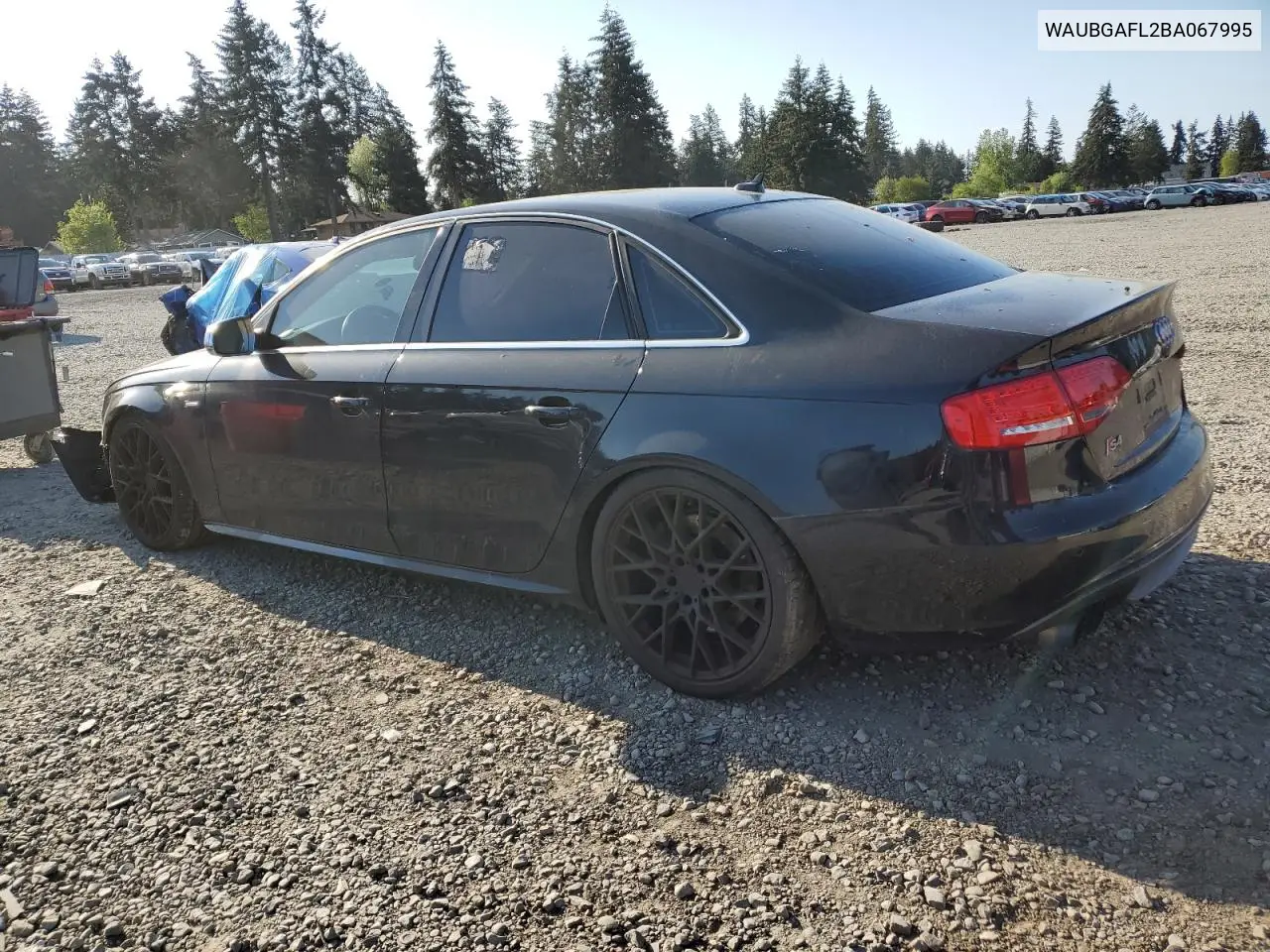 2011 Audi S4 Premium Plus VIN: WAUBGAFL2BA067995 Lot: 55528995