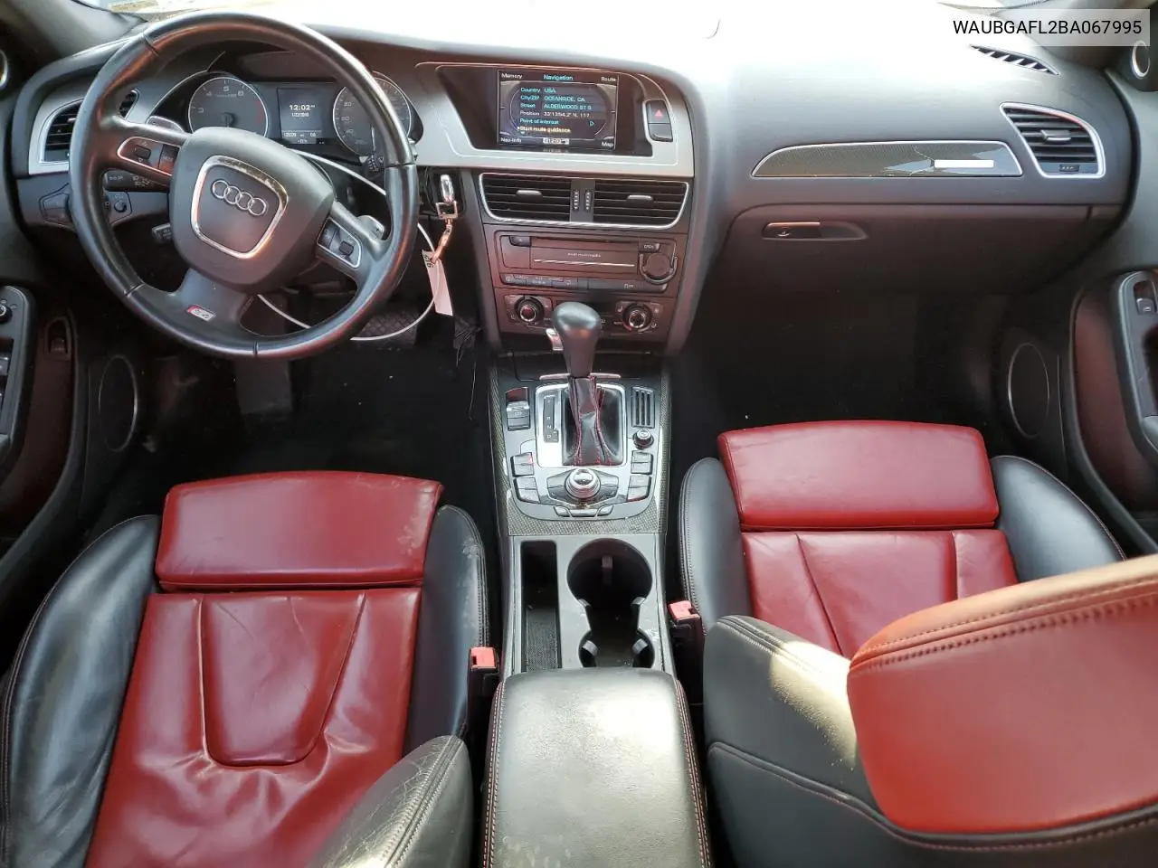 2011 Audi S4 Premium Plus VIN: WAUBGAFL2BA067995 Lot: 55528995