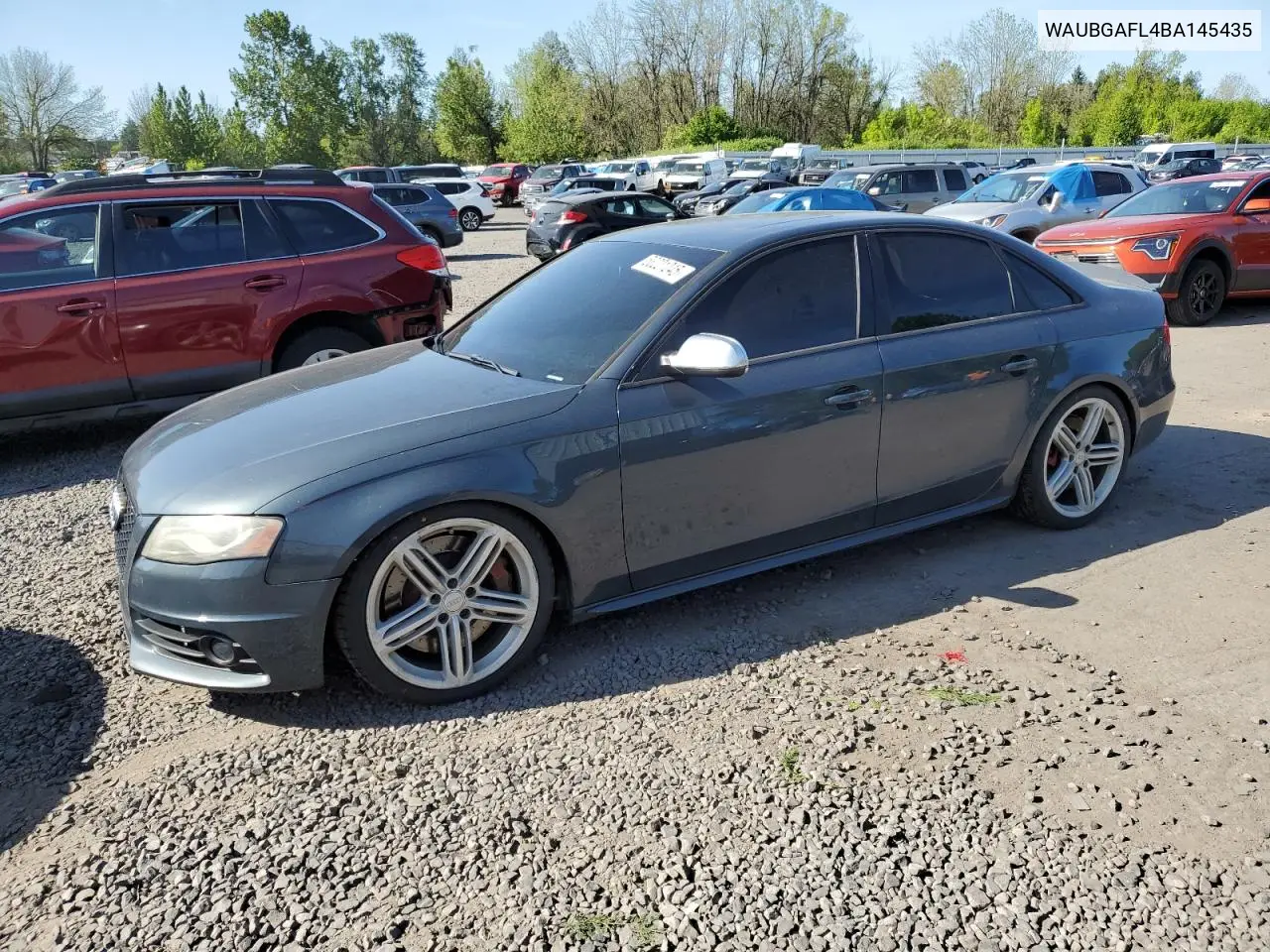 2011 Audi S4 Premium Plus VIN: WAUBGAFL4BA145435 Lot: 56221245
