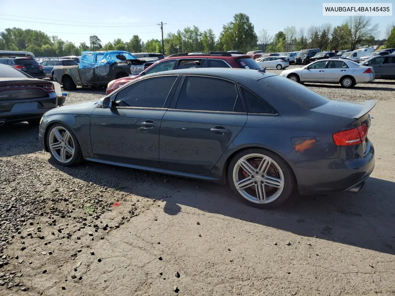2011 Audi S4 Premium Plus VIN: WAUBGAFL4BA145435 Lot: 56221245