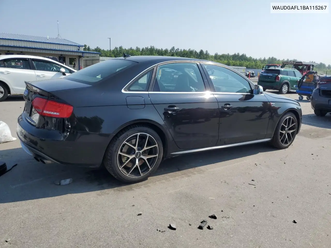 2011 Audi S4 Premium Plus VIN: WAUDGAFL1BA115267 Lot: 59183465