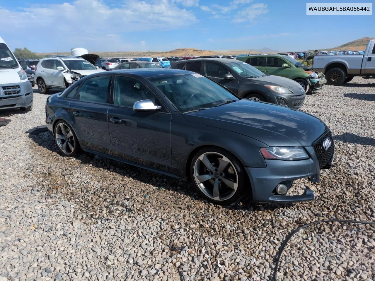 2011 Audi S4 Premium Plus VIN: WAUBGAFL5BA056442 Lot: 61853735