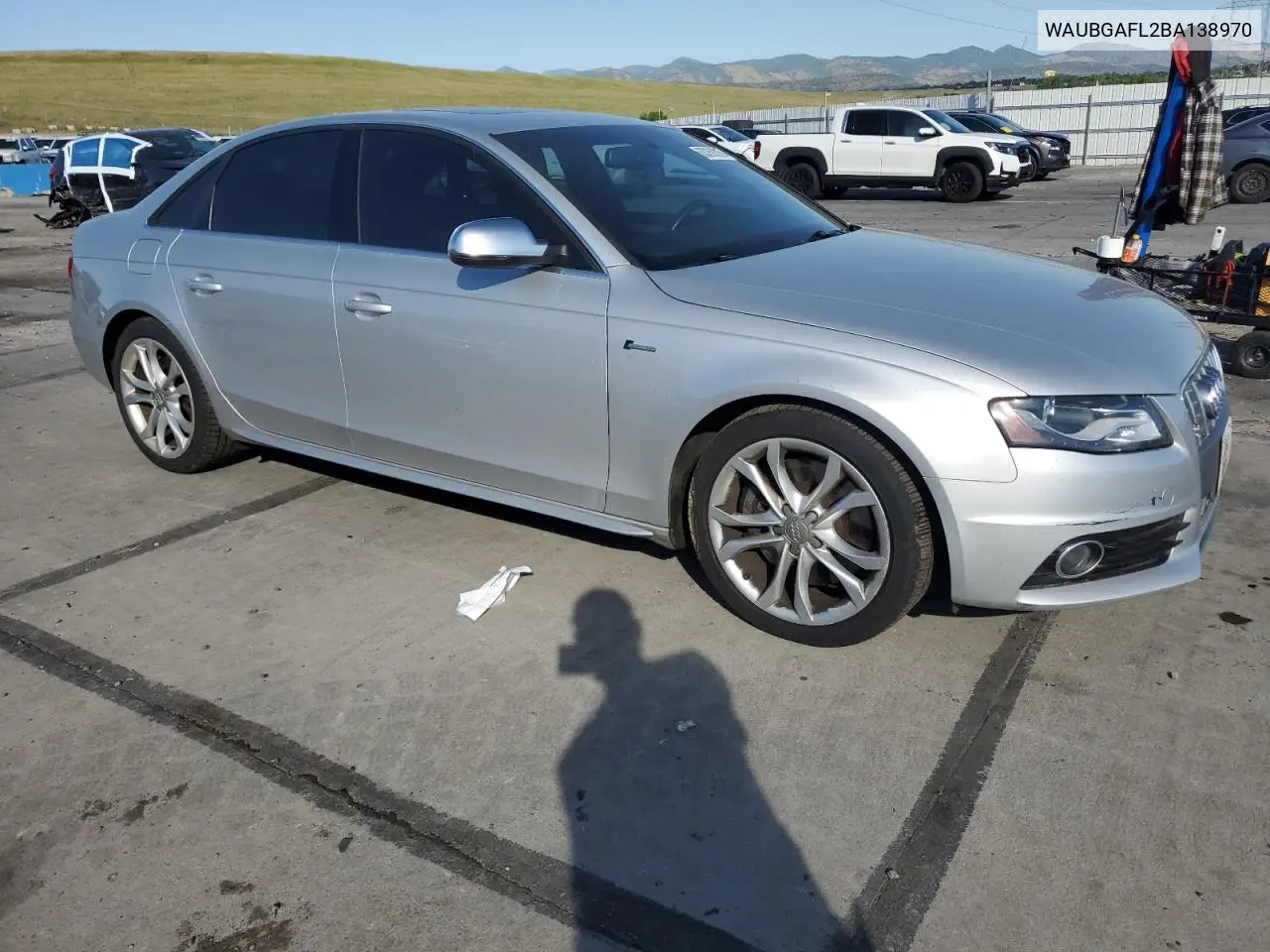 2011 Audi S4 Premium Plus VIN: WAUBGAFL2BA138970 Lot: 63259245