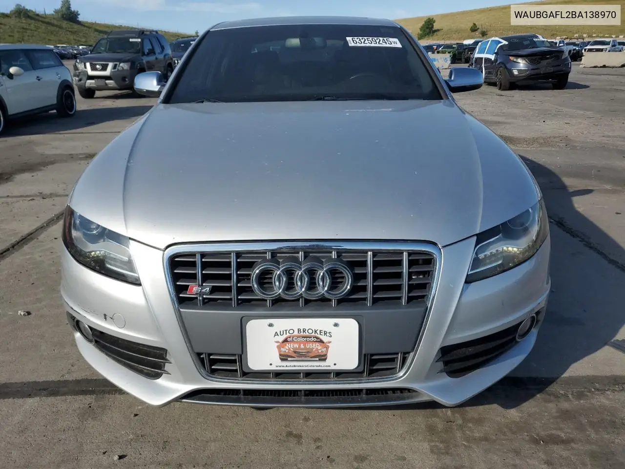 2011 Audi S4 Premium Plus VIN: WAUBGAFL2BA138970 Lot: 63259245