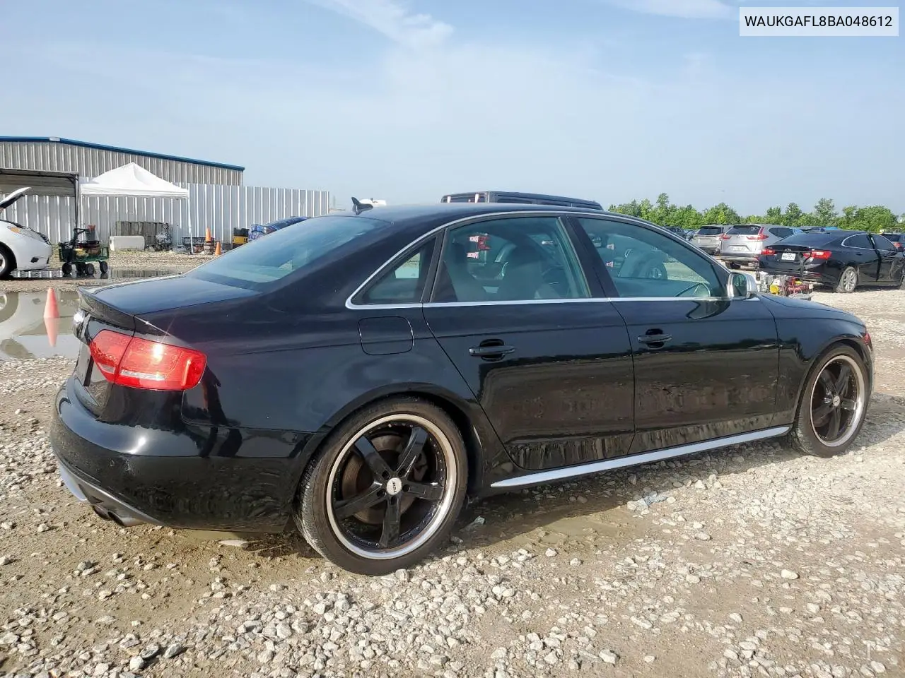 2011 Audi S4 Prestige VIN: WAUKGAFL8BA048612 Lot: 63345795