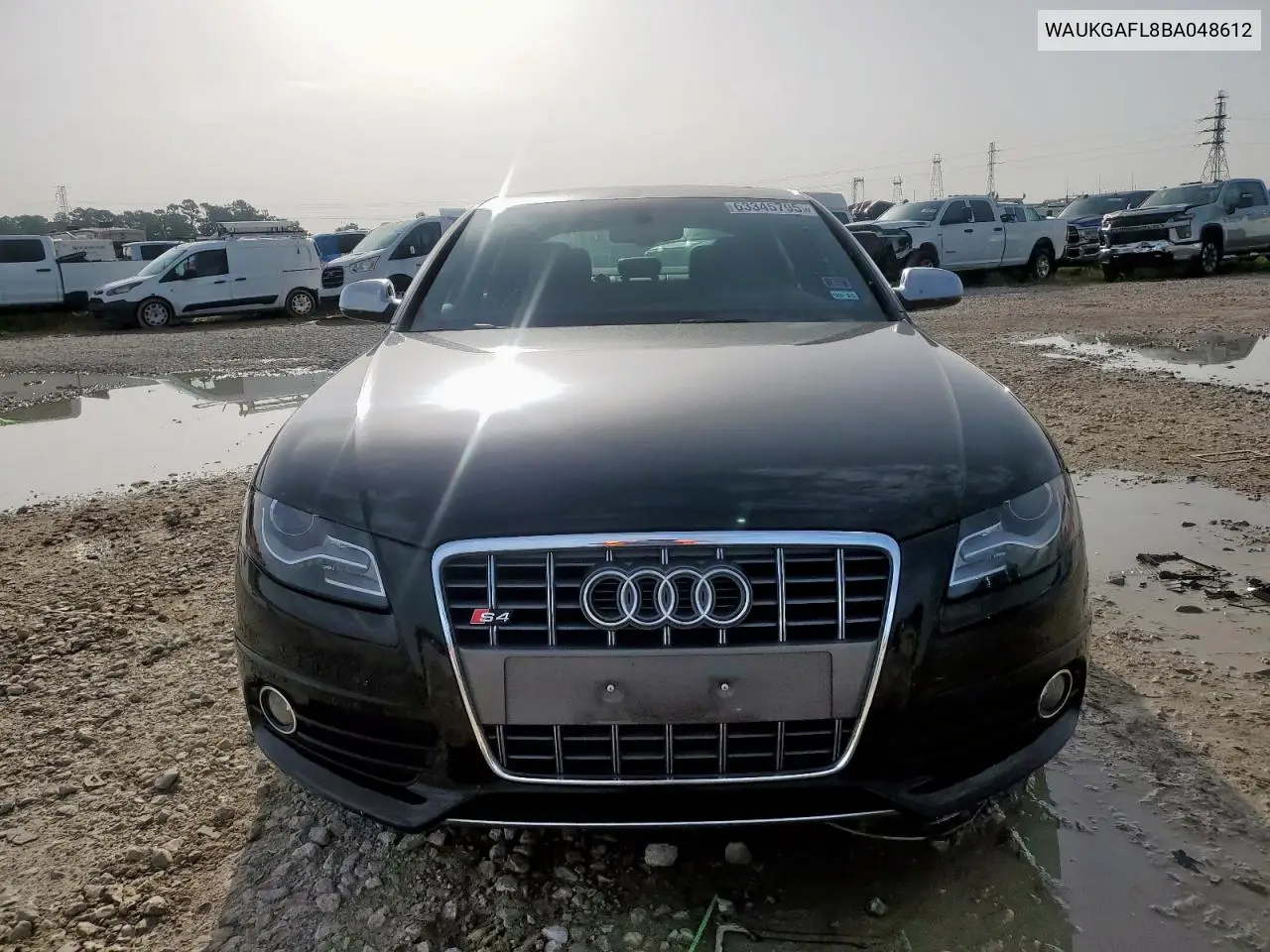 2011 Audi S4 Prestige VIN: WAUKGAFL8BA048612 Lot: 63345795