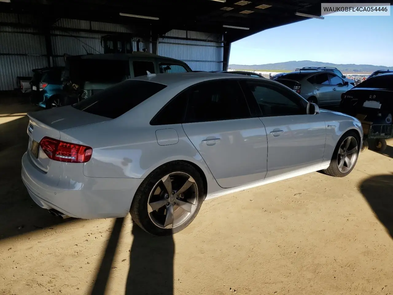 2012 Audi S4 Prestige VIN: WAUKGBFL4CA054446 Lot: 45572885