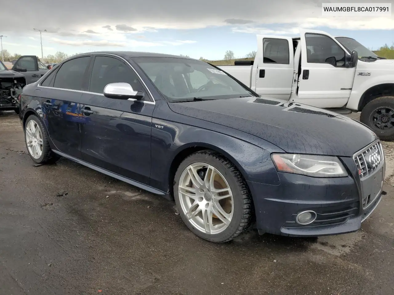 2012 Audi S4 Prestige VIN: WAUMGBFL8CA017991 Lot: 55174865