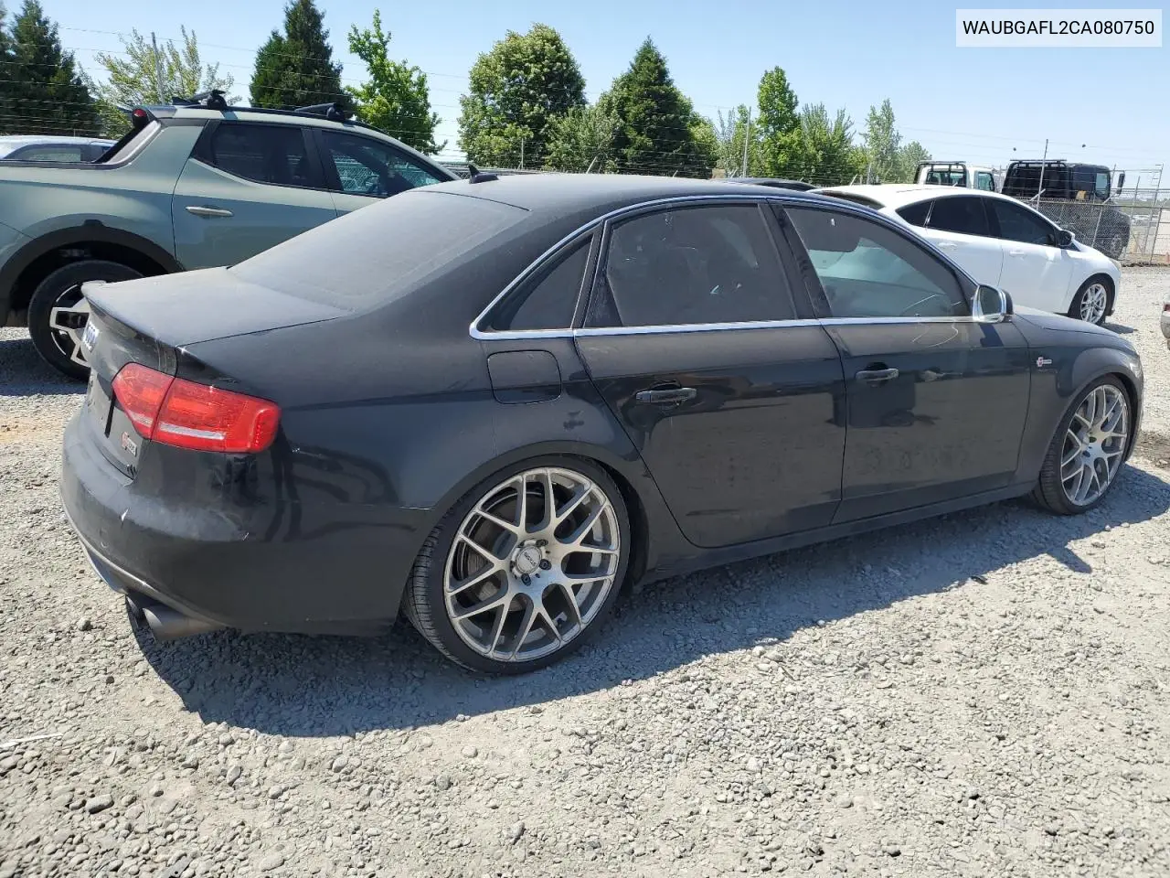 2012 Audi S4 Premium Plus VIN: WAUBGAFL2CA080750 Lot: 56068955