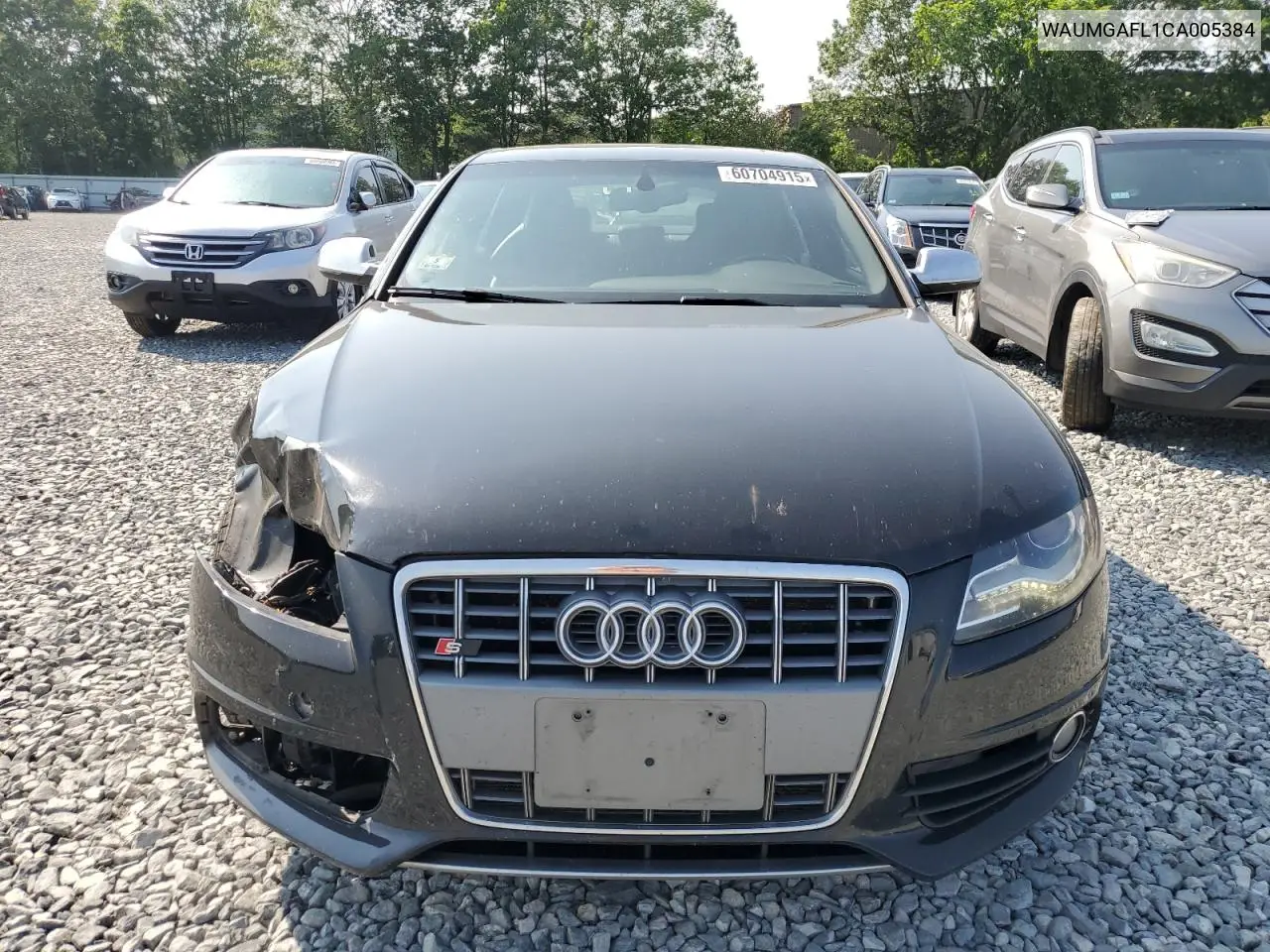 2012 Audi S4 Prestige VIN: WAUMGAFL1CA005384 Lot: 60704915