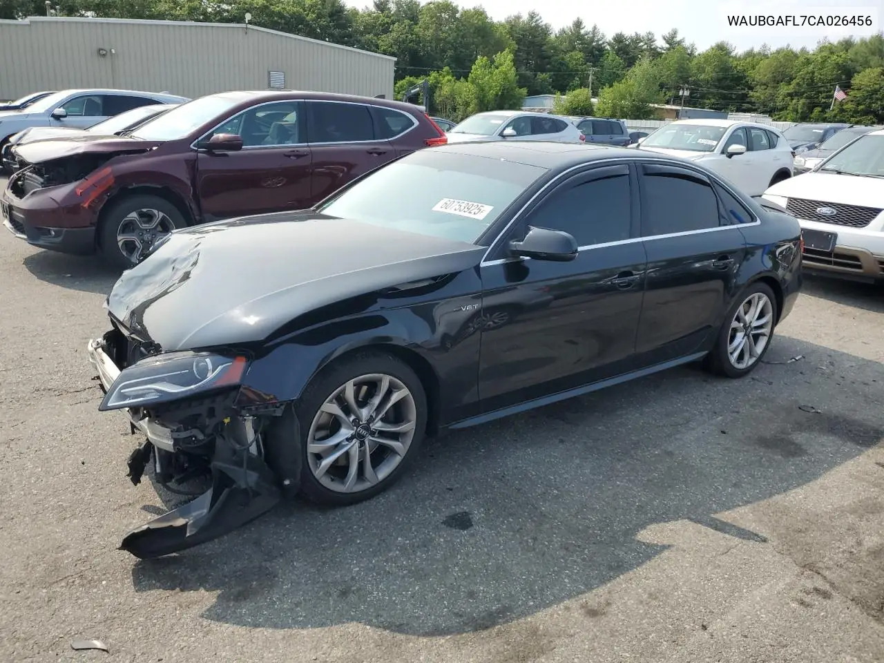 2012 Audi S4 Premium Plus VIN: WAUBGAFL7CA026456 Lot: 60753925