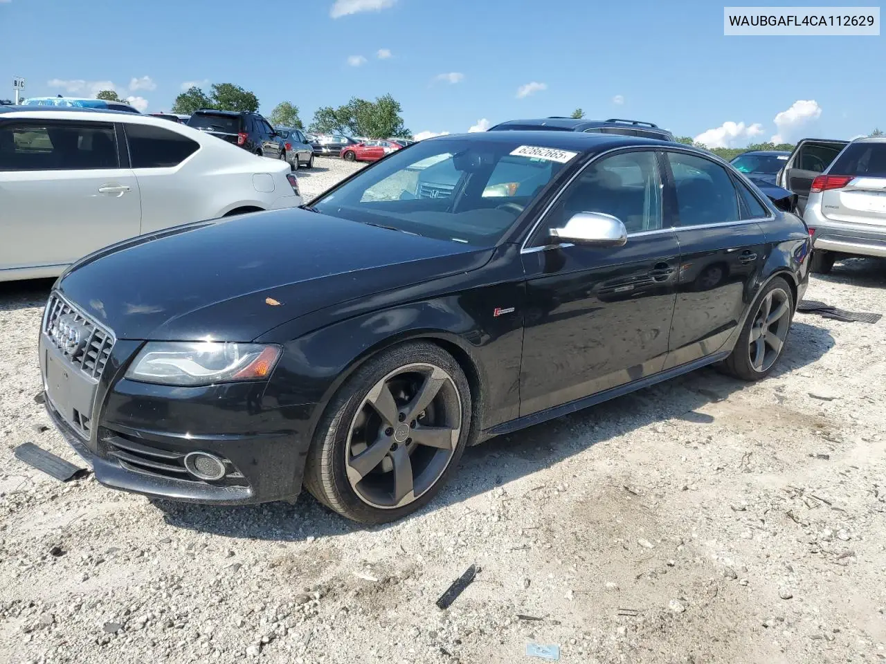 2012 Audi S4 Premium Plus VIN: WAUBGAFL4CA112629 Lot: 62862665