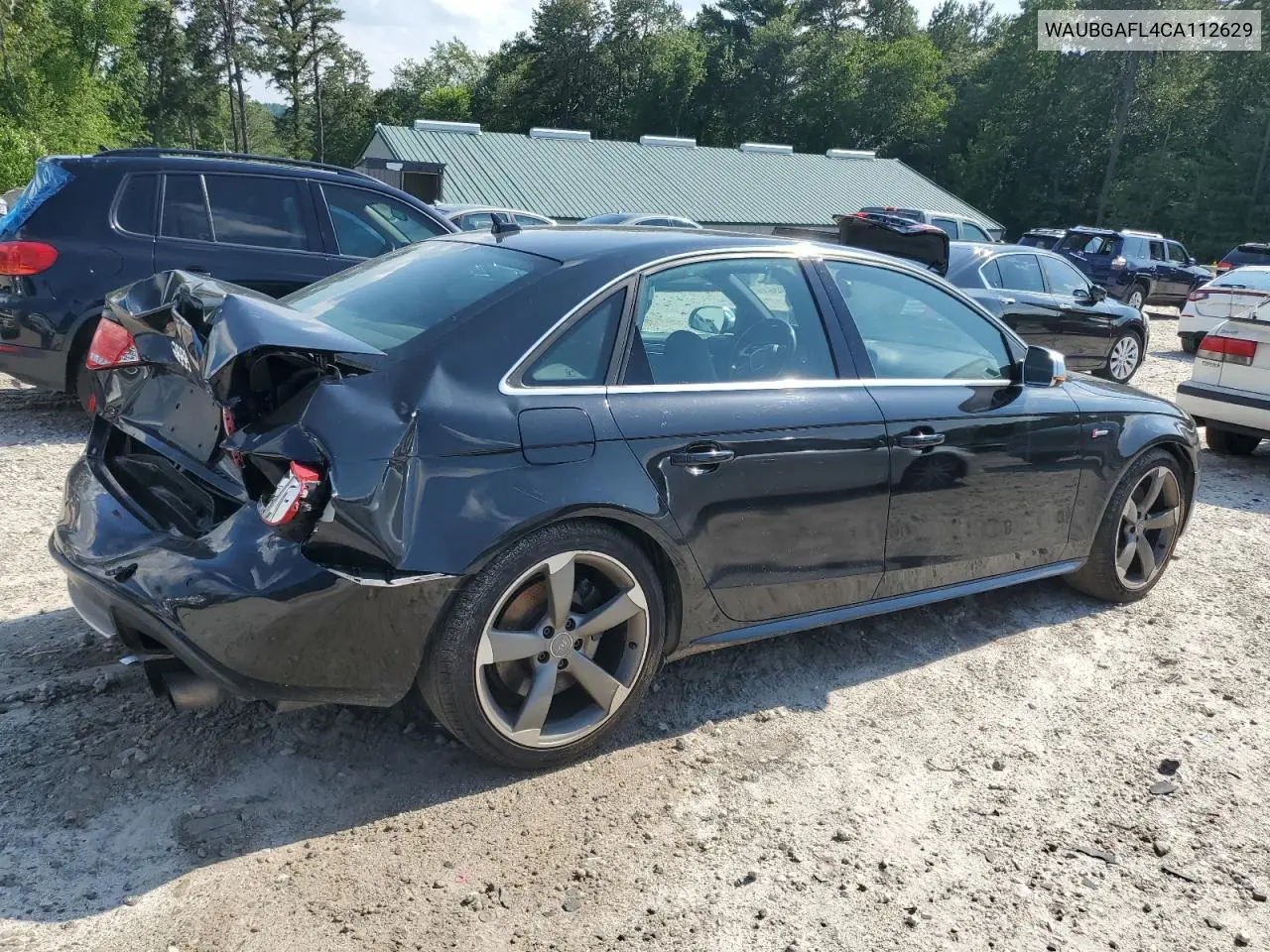 2012 Audi S4 Premium Plus VIN: WAUBGAFL4CA112629 Lot: 62862665