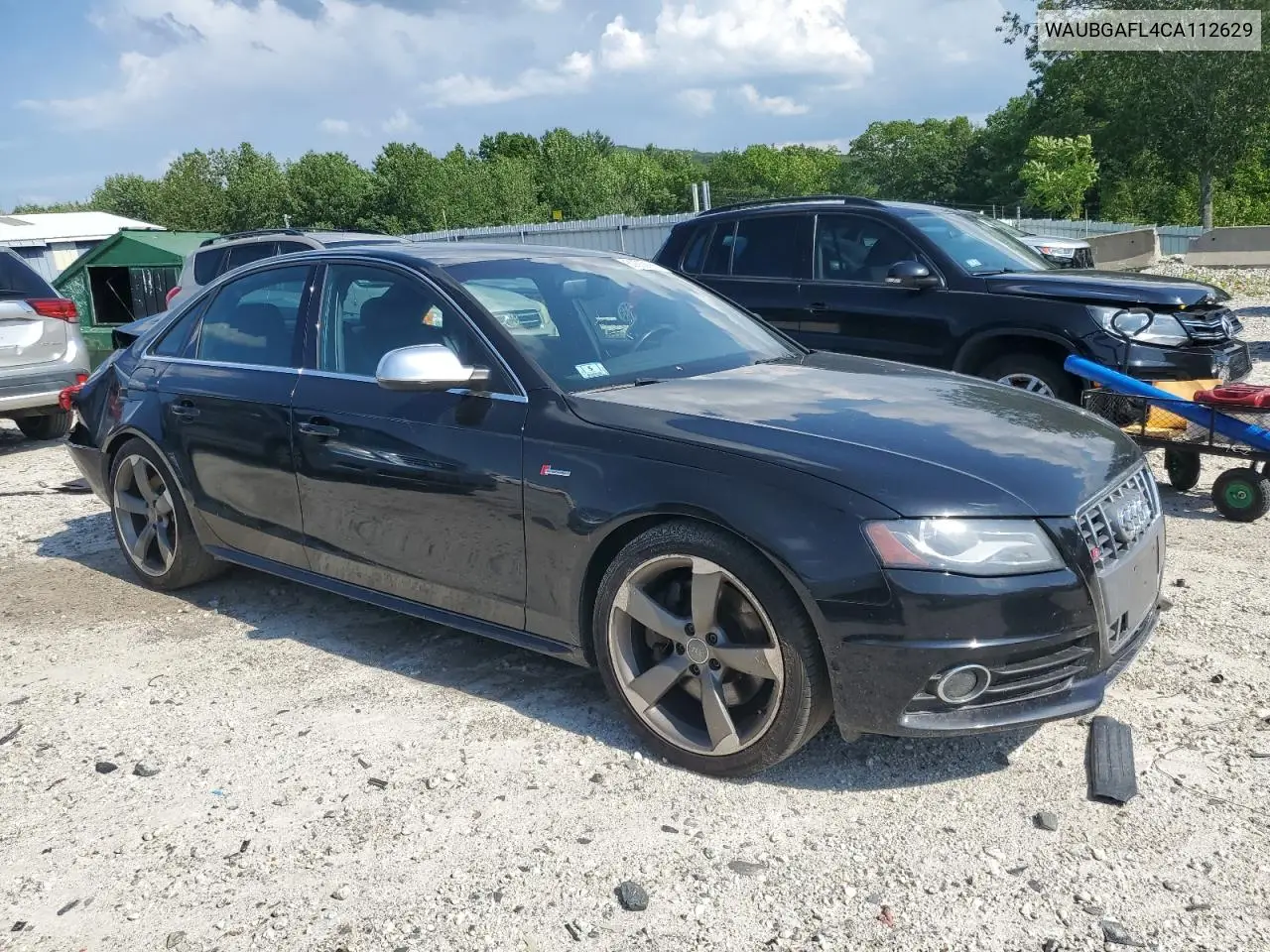 2012 Audi S4 Premium Plus VIN: WAUBGAFL4CA112629 Lot: 62862665