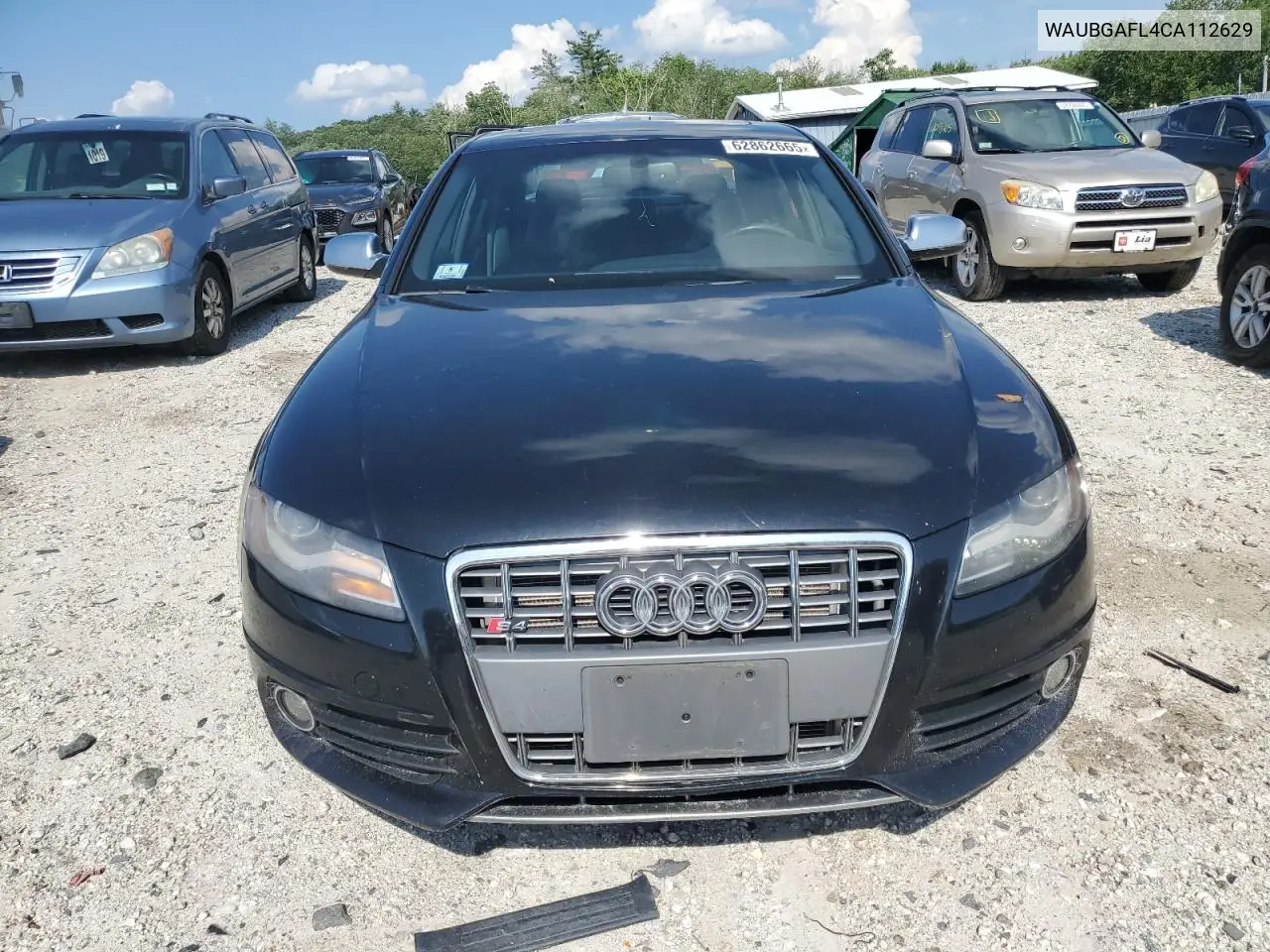 2012 Audi S4 Premium Plus VIN: WAUBGAFL4CA112629 Lot: 62862665
