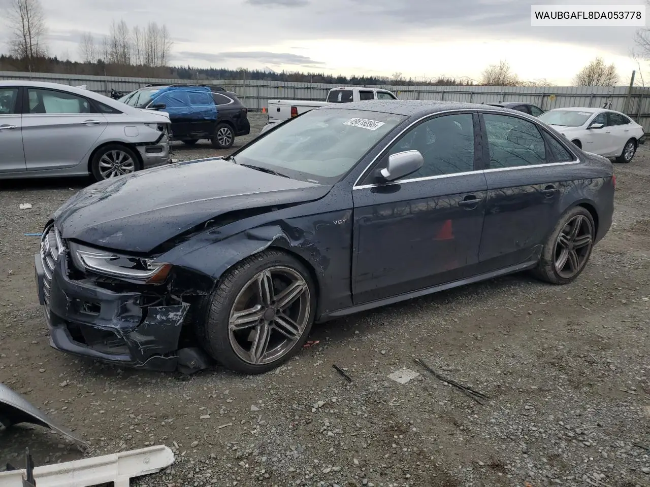 2013 Audi S4 Premium Plus VIN: WAUBGAFL8DA053778 Lot: 49816895