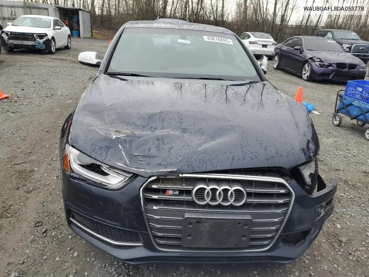 2013 Audi S4 Premium Plus VIN: WAUBGAFL8DA053778 Lot: 49816895