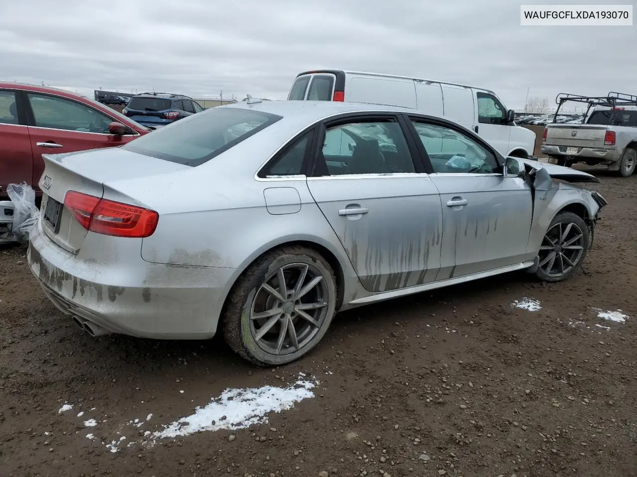 2013 Audi S4 Premium VIN: WAUFGCFLXDA193070 Lot: 50986565