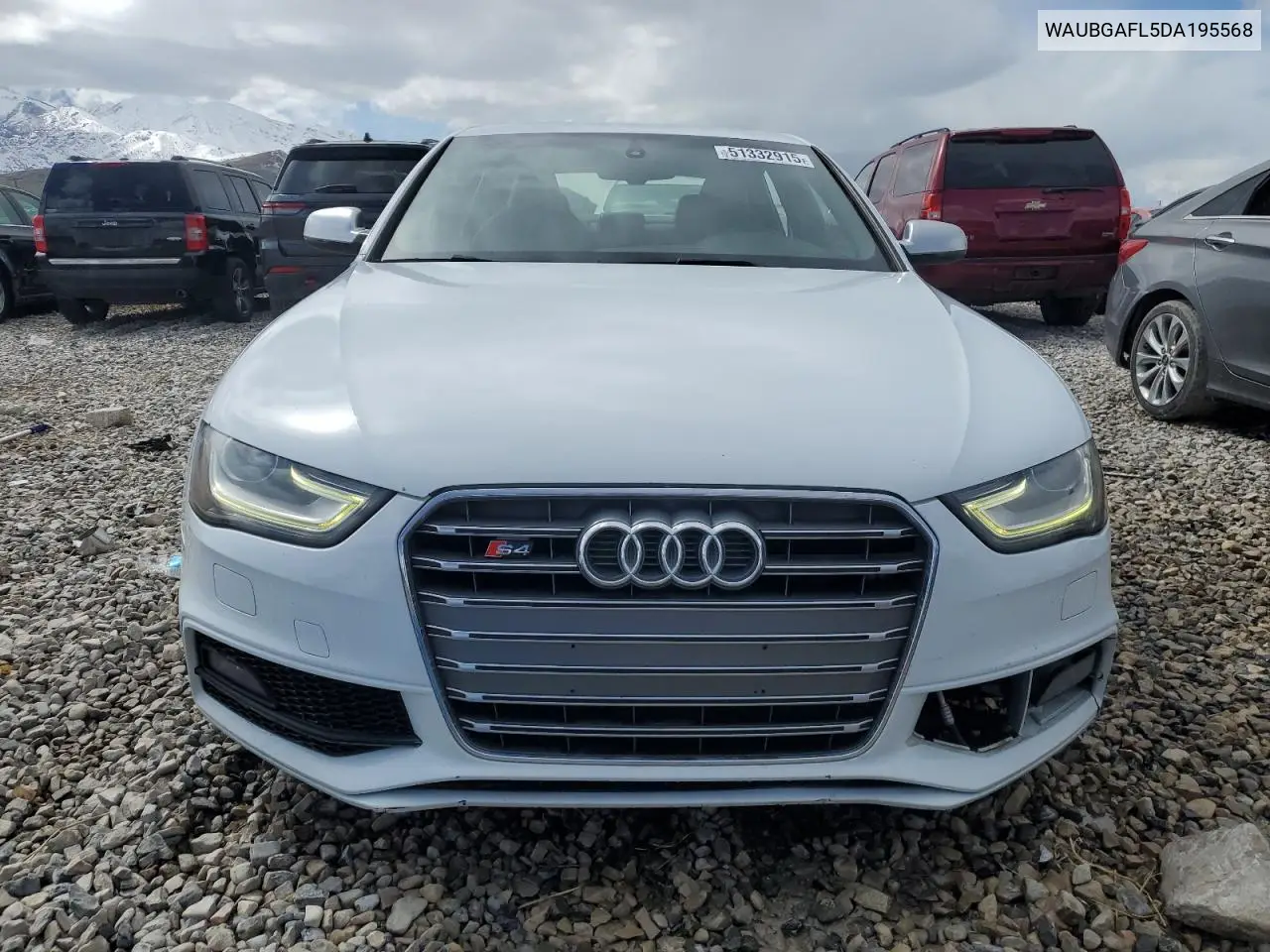 2013 Audi S4 Premium Plus VIN: WAUBGAFL5DA195568 Lot: 51332915