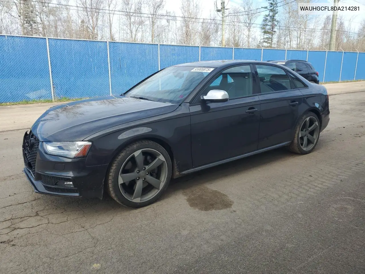 2013 Audi S4 Premium VIN: WAUHGCFL8DA214281 Lot: 55985875