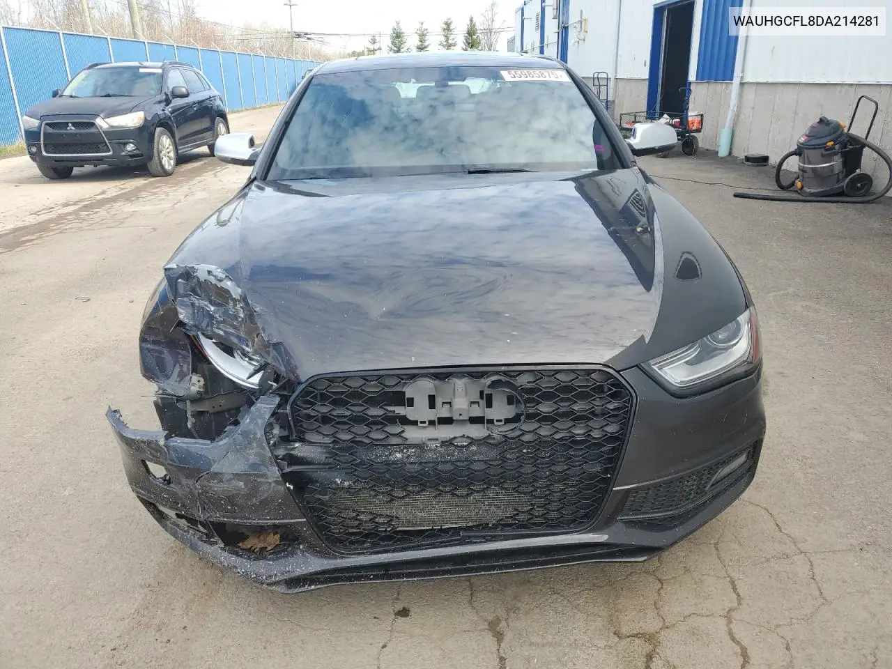 2013 Audi S4 Premium VIN: WAUHGCFL8DA214281 Lot: 55985875