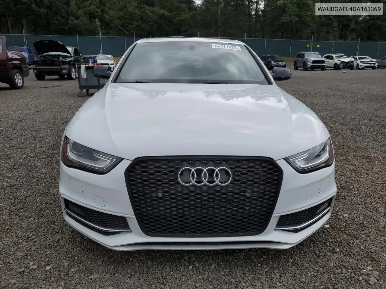 2013 Audi S4 Premium Plus VIN: WAUBGAFL4DA163369 Lot: 56471525