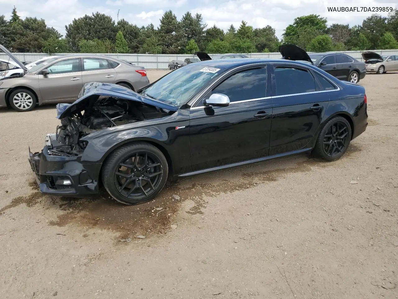 2013 Audi S4 Premium Plus VIN: WAUBGAFL7DA239859 Lot: 57094555