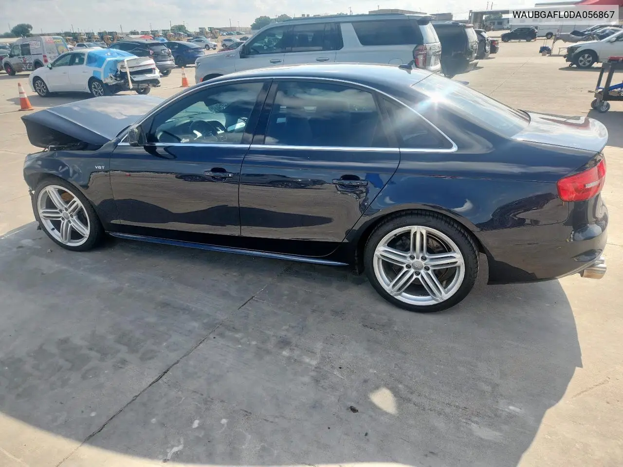 2013 Audi S4 Premium Plus VIN: WAUBGAFL0DA056867 Lot: 61077055