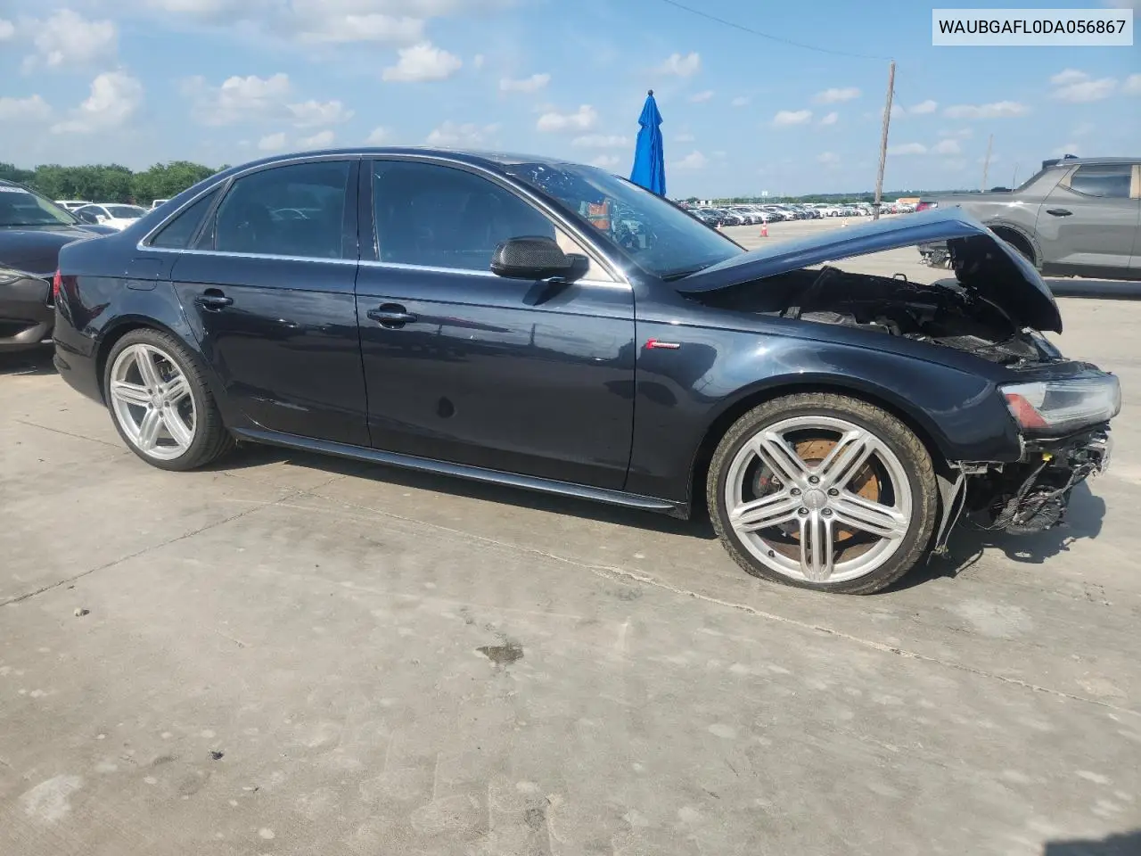 2013 Audi S4 Premium Plus VIN: WAUBGAFL0DA056867 Lot: 61077055