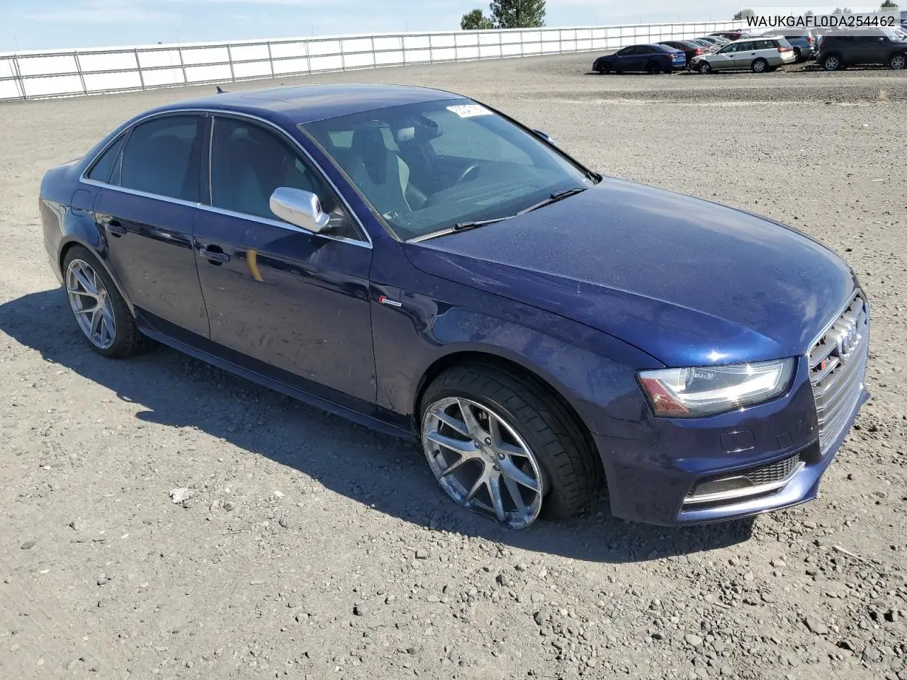 2013 Audi S4 Prestige VIN: WAUKGAFL0DA254462 Lot: 63047165