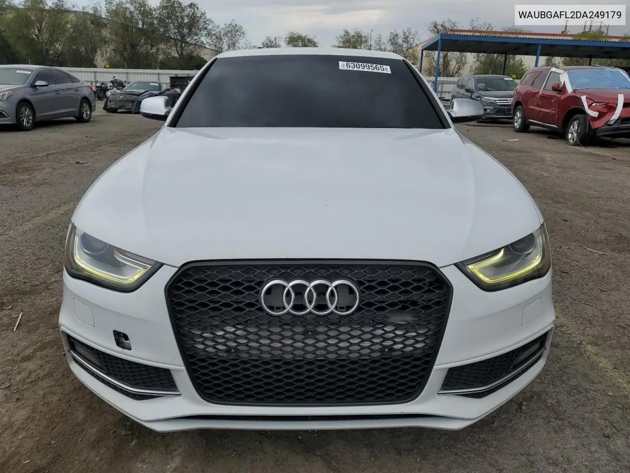 2013 Audi S4 Premium Plus VIN: WAUBGAFL2DA249179 Lot: 63099565