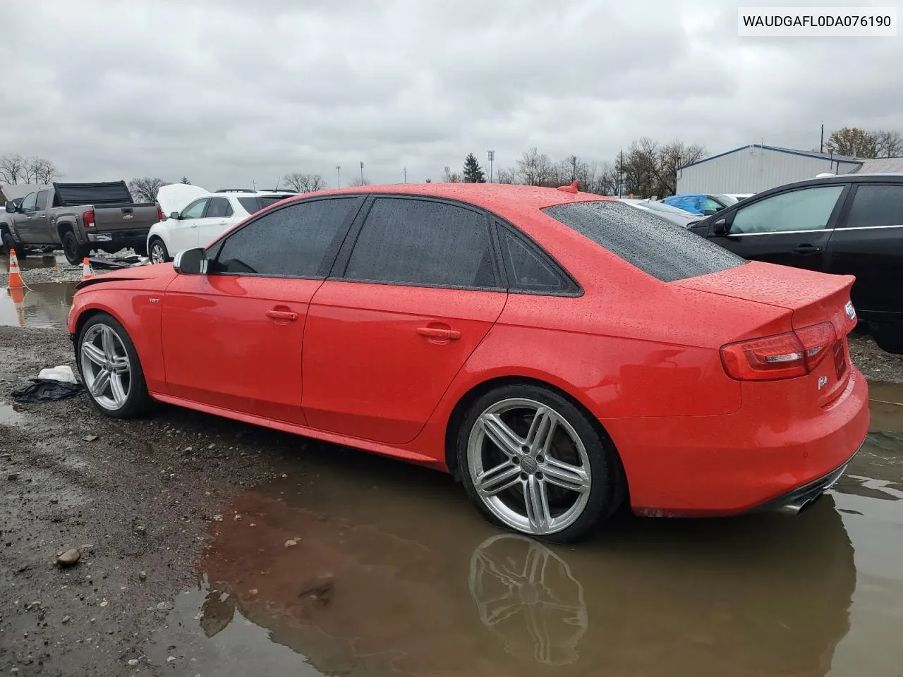 2013 Audi S4 Premium Plus VIN: WAUDGAFL0DA076190 Lot: 80737894