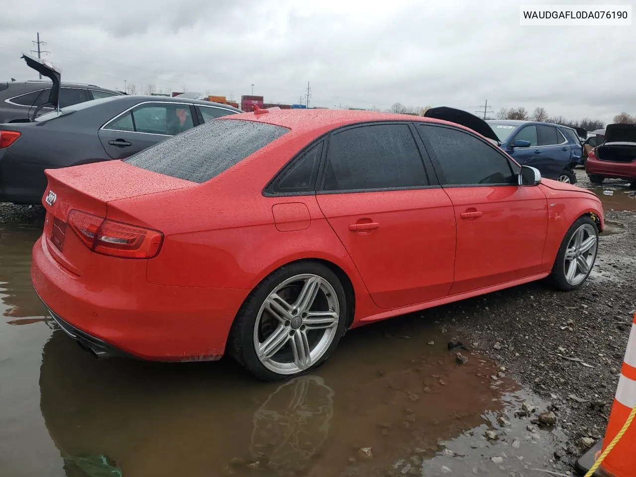 2013 Audi S4 Premium Plus VIN: WAUDGAFL0DA076190 Lot: 80737894