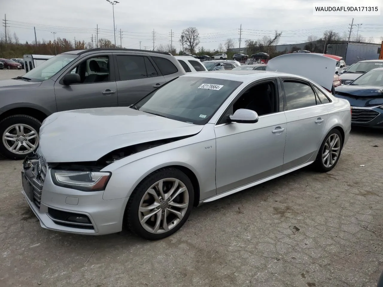 2013 Audi S4 Premium Plus VIN: WAUDGAFL9DA171315 Lot: 82178664