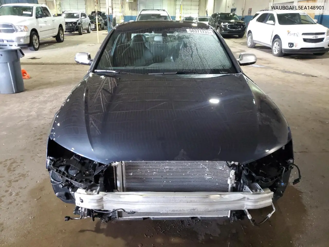 2014 Audi S4 Premium Plus VIN: WAUBGAFL5EA148901 Lot: 50371735