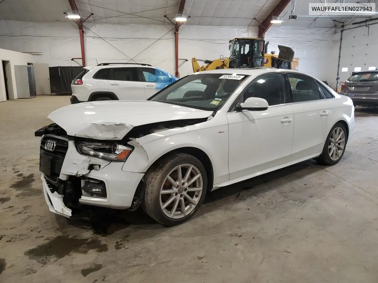 2014 Audi A4 Premium Plus VIN: WAUFFAFL1EN027943 Lot: 53360955