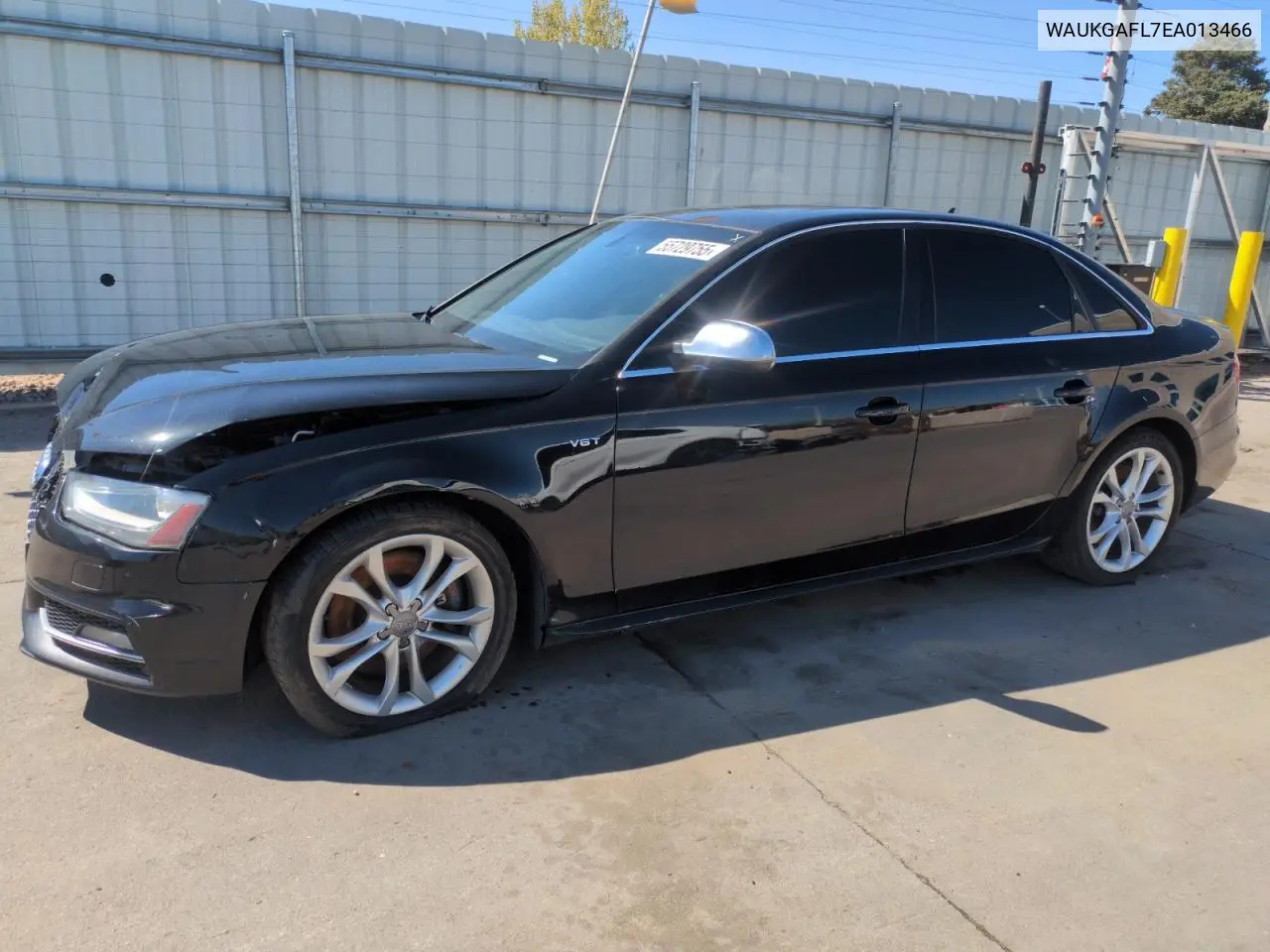 2014 Audi S4 Prestige VIN: WAUKGAFL7EA013466 Lot: 55729755