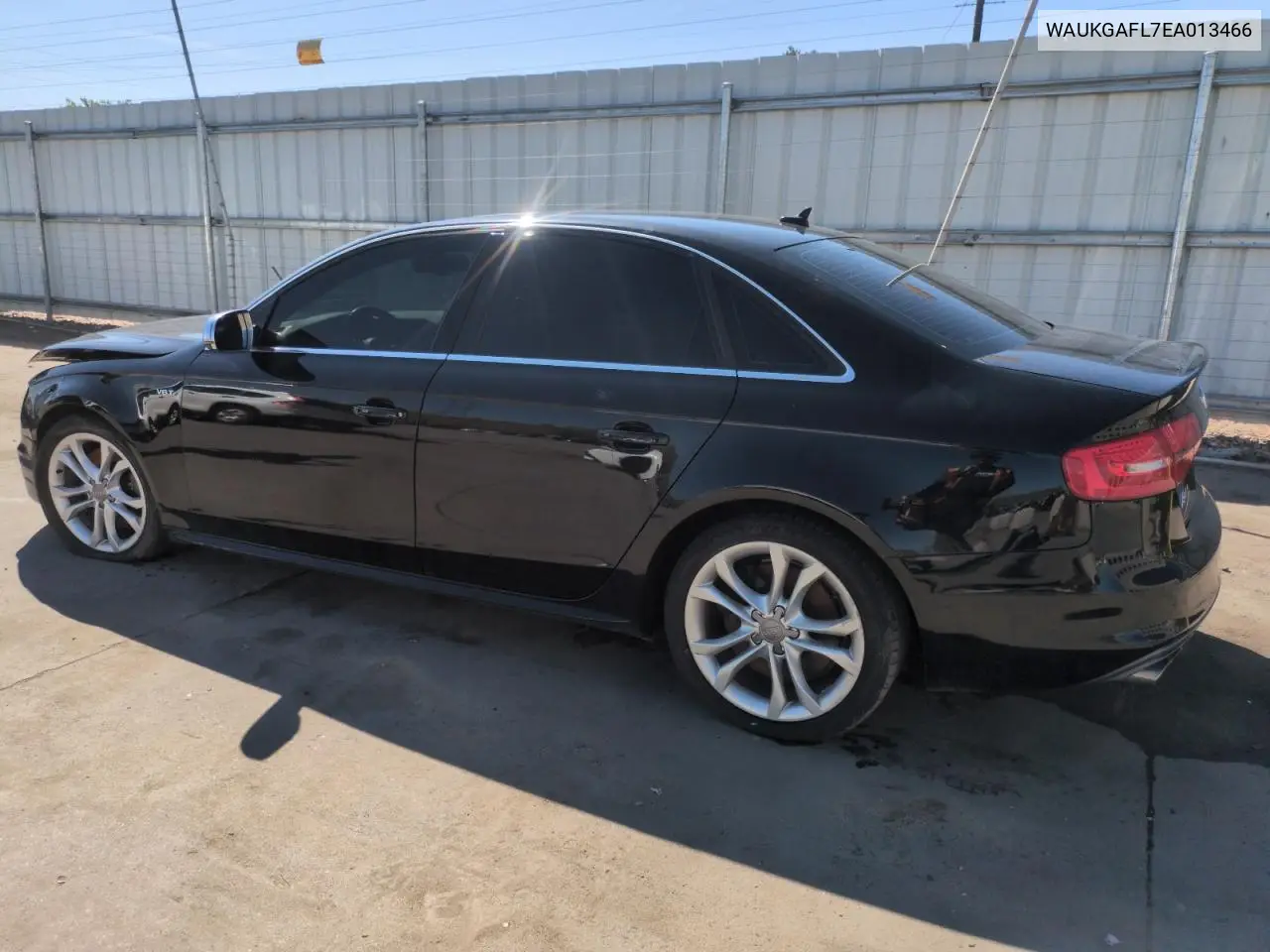 2014 Audi S4 Prestige VIN: WAUKGAFL7EA013466 Lot: 55729755