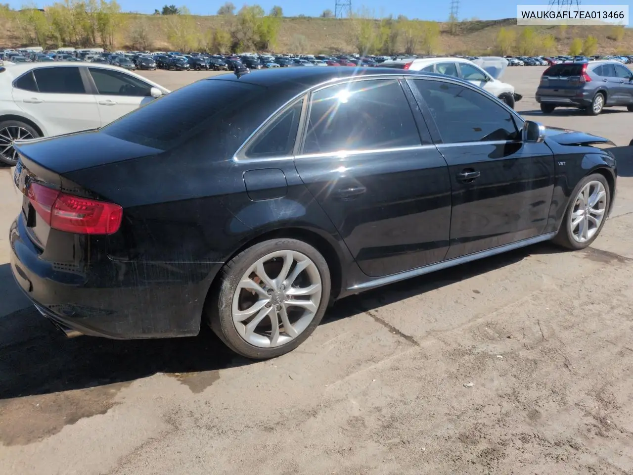 2014 Audi S4 Prestige VIN: WAUKGAFL7EA013466 Lot: 55729755
