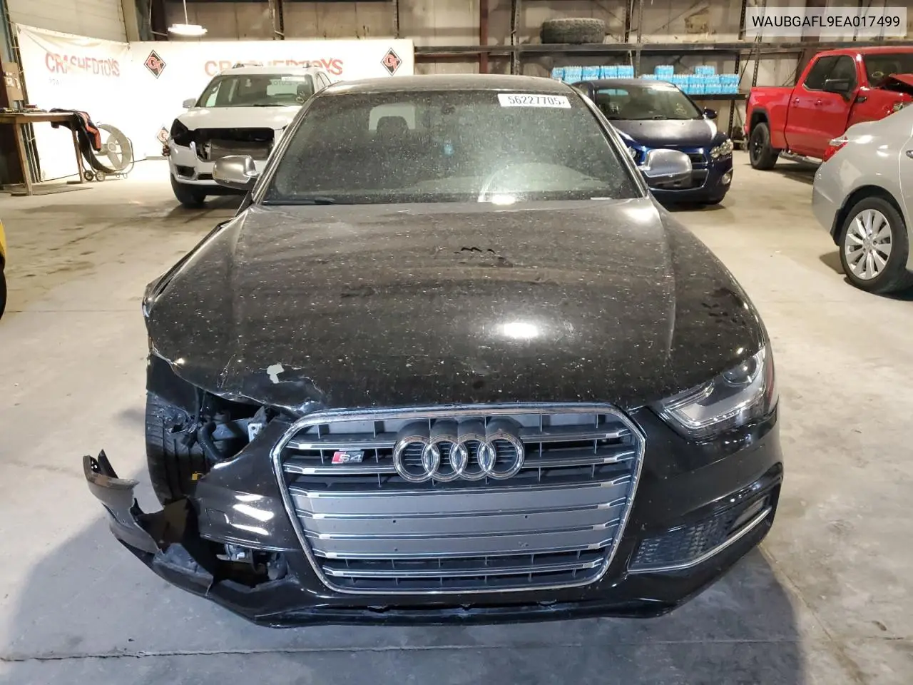 2014 Audi S4 Premium Plus VIN: WAUBGAFL9EA017499 Lot: 56227705